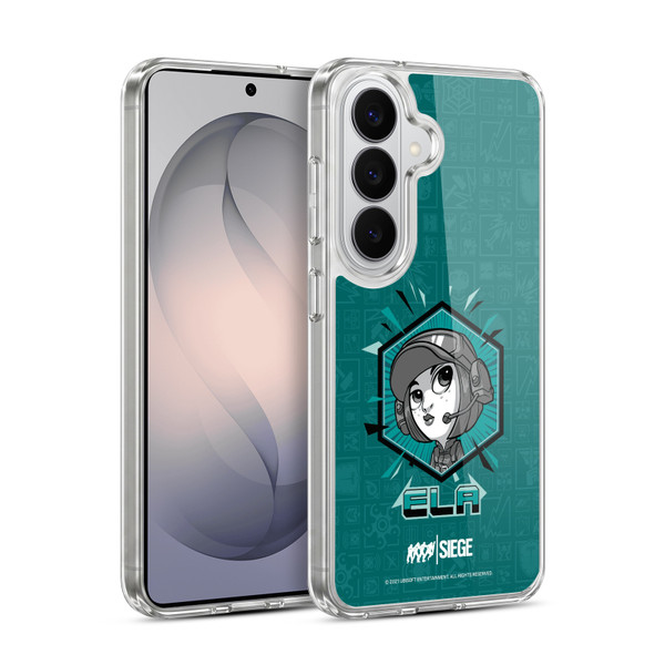 Tom Clancy's Rainbow Six Siege Chibi Operators Ela Soft Gel Case for Samsung Galaxy S26