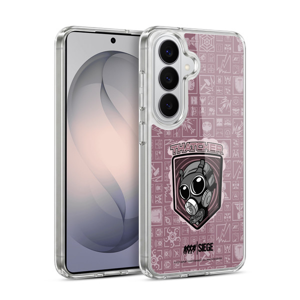 Tom Clancy's Rainbow Six Siege Chibi Operators Thatcher Soft Gel Case for Samsung Galaxy S26