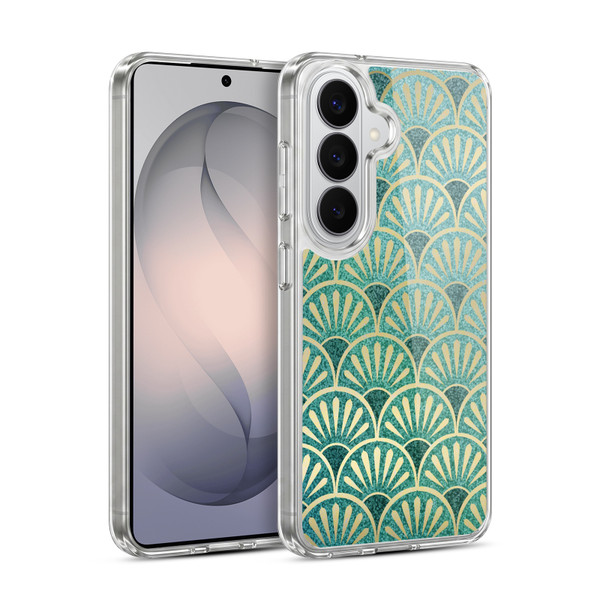 Head Case Designs Textured Art Deco Patterns Feathers Soft Gel Case for Samsung Galaxy S26