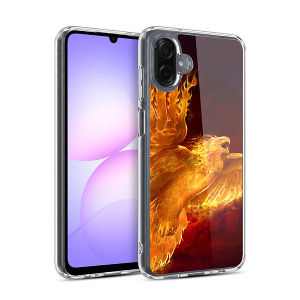 Tom Wood Fire Creatures Phoenix Soft Gel Case for Samsung Galaxy A07 4G