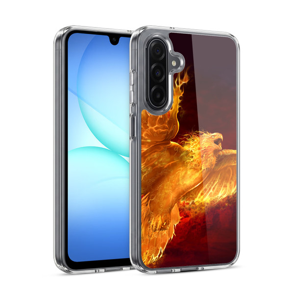 Tom Wood Fire Creatures Phoenix Soft Gel Case for Samsung Galaxy A17 4G / 5G