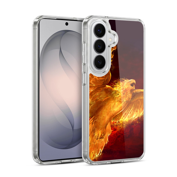 Tom Wood Fire Creatures Phoenix Soft Gel Case for Samsung Galaxy S26