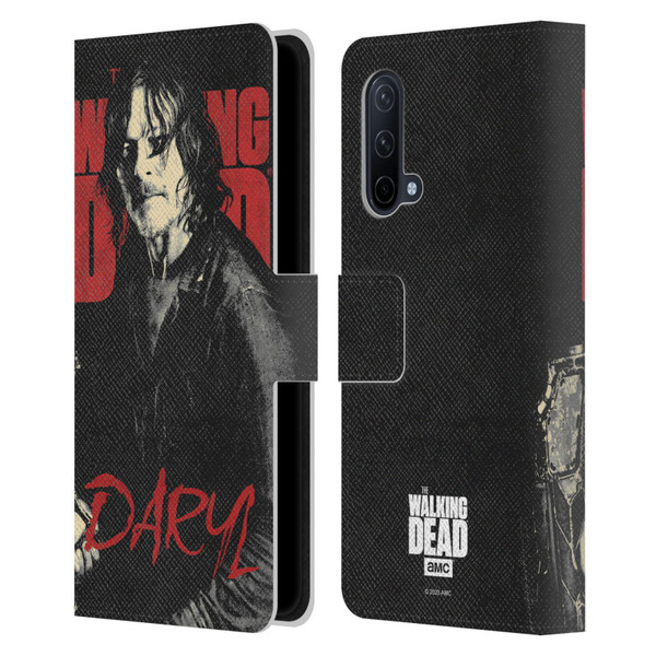 AMC The Walking Dead Season 10 Character Portraits Daryl Leather Book Wallet Case Cover For OnePlus Nord CE 5G