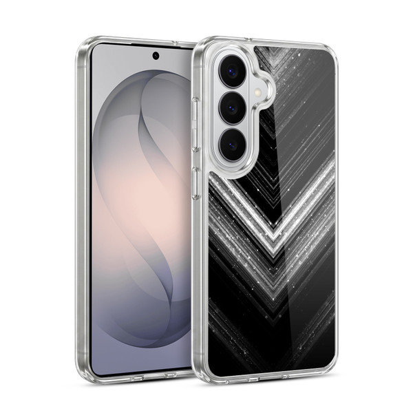 PLdesign Sparkly Metallic Silver Soft Gel Case for Samsung Galaxy S26 Plus