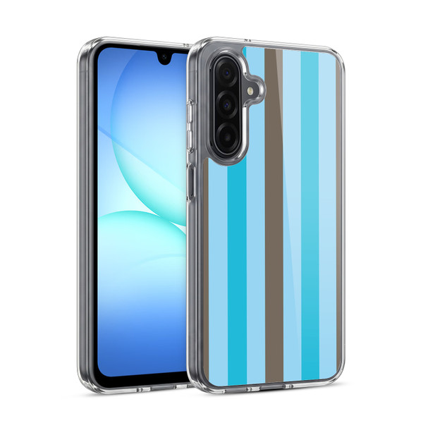 Head Case Designs Vertical Stripes Choco Bubblegum Soft Gel Case for Samsung Galaxy A17 4G / 5G