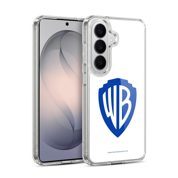 Warner Bros. Shield Logo White Soft Gel Case for Samsung Galaxy S26