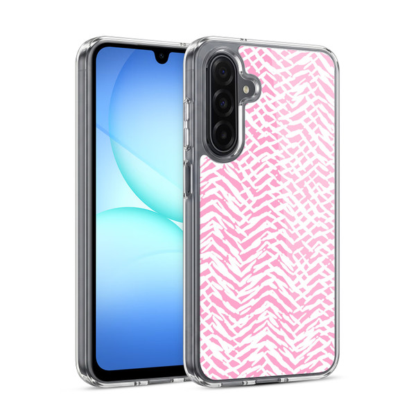 Ninola Patterns 4 Leopard Marks Pink Soft Gel Case for Samsung Galaxy A17 4G / 5G