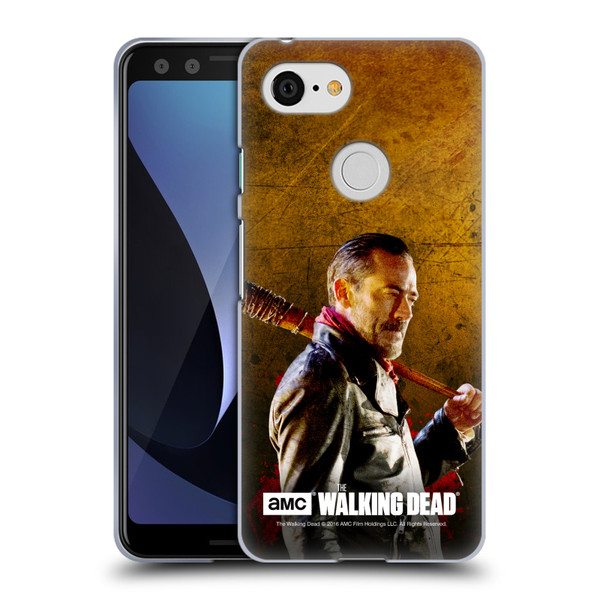 AMC The Walking Dead Negan Lucille 1 Soft Gel Case for Google Pixel 3