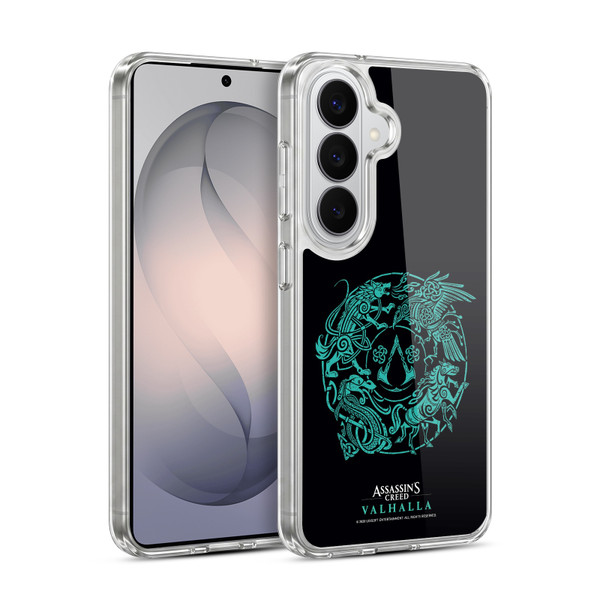 Assassin's Creed Valhalla Compositions And Patterns Animals Crest Soft Gel Case for Samsung Galaxy S26