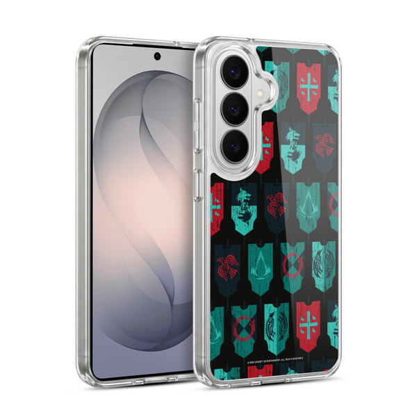 Assassin's Creed Valhalla Compositions And Patterns Banners Soft Gel Case for Samsung Galaxy S26