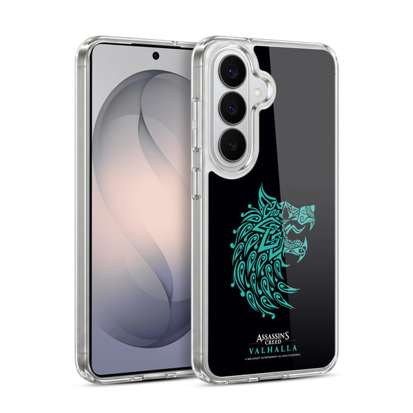 Assassin's Creed Valhalla Compositions And Patterns Wolf Soft Gel Case for Samsung Galaxy S26