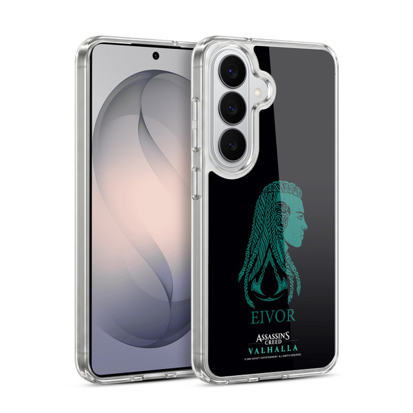 Assassin's Creed Valhalla Compositions And Patterns Eivor's Female Version Soft Gel Case for Samsung Galaxy S26 Plus
