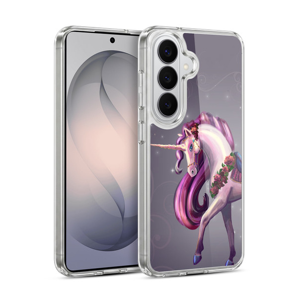 Rose Khan Unicorns Rose Red Soft Gel Case for Samsung Galaxy S26 Plus