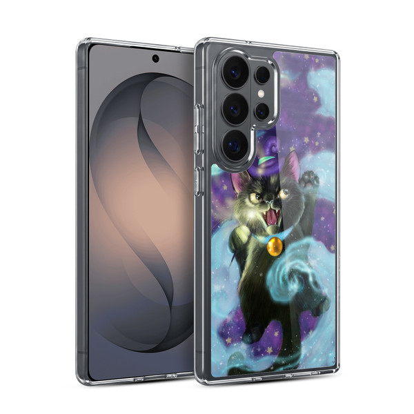 Ash Evans Black Cats Magic Witch Soft Gel Case for Samsung Galaxy S26 Ultra