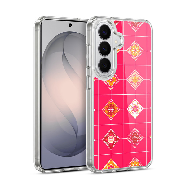 Cat Coquillette Patterns 6 Mexican Tile 3 Soft Gel Case for Samsung Galaxy S26 Plus