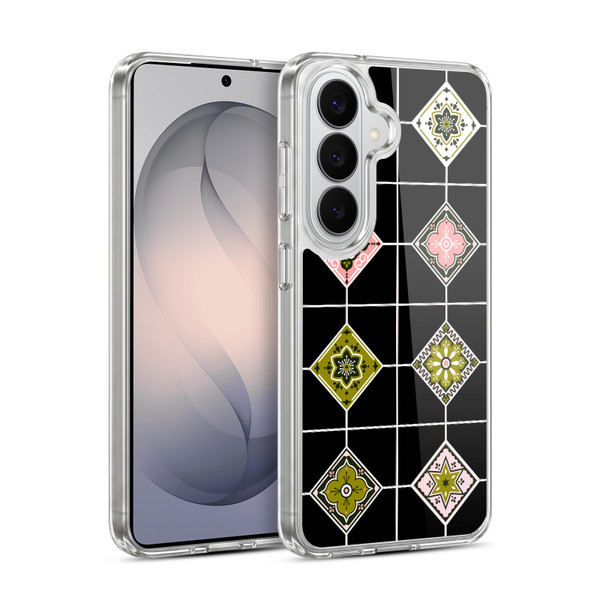 Cat Coquillette Patterns 6 Mexican Tile 4 Soft Gel Case for Samsung Galaxy S26 Plus