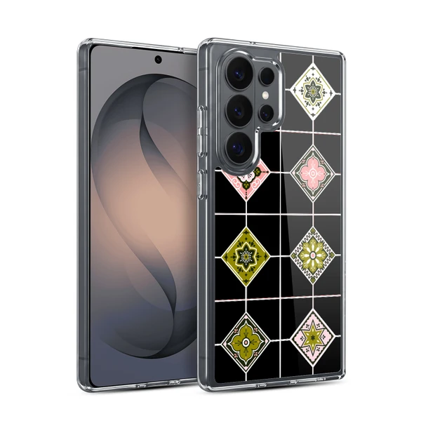 Cat Coquillette Patterns 6 Mexican Tile 4 Soft Gel Case for Samsung Galaxy S26 Ultra