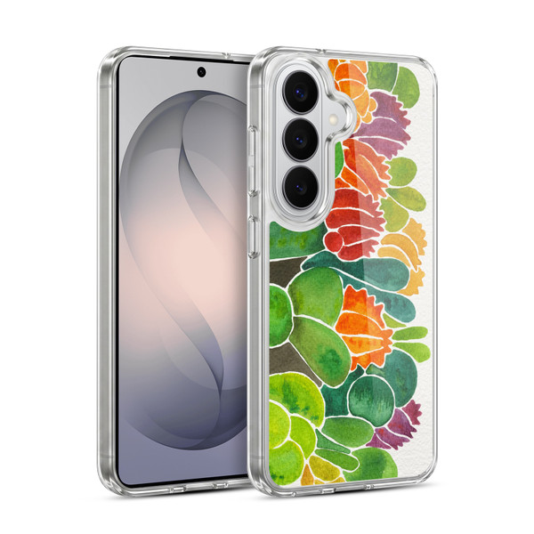 Cat Coquillette Nature Succulents Soft Gel Case for Samsung Galaxy S26
