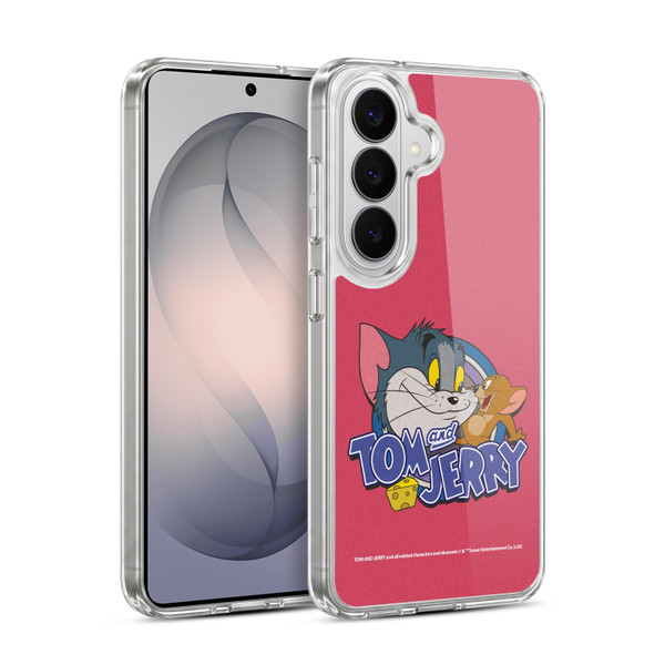Tom and Jerry Typography Art Classic Soft Gel Case for Samsung Galaxy S26 Plus