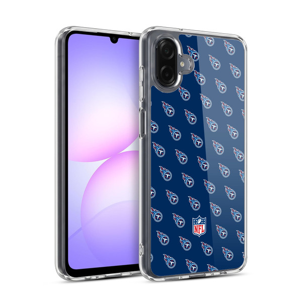 NFL Tennessee Titans Artwork Patterns Soft Gel Case for Samsung Galaxy A07 4G