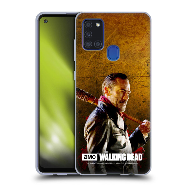 AMC The Walking Dead Negan Lucille 1 Soft Gel Case for Samsung Galaxy A21s (2020)