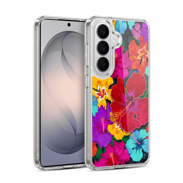 Suzan Lind Colours & Patterns Tropical Hibiscus Soft Gel Case for Samsung Galaxy S26 Plus