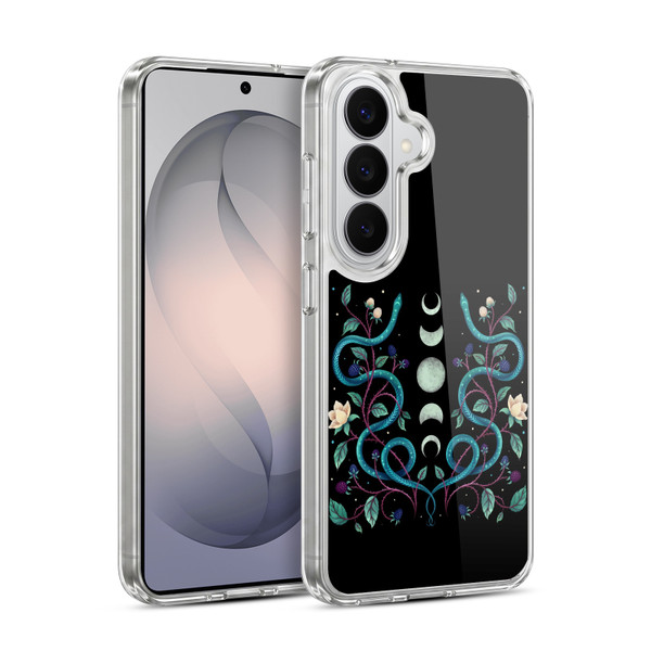 Episodic Drawing Illustration Animals Serpent Moon Soft Gel Case for Samsung Galaxy S26 Plus