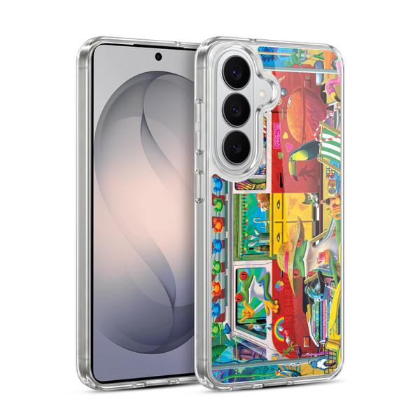 Michael David Ward Psychedelic Art Van Life Frog Soft Gel Case for Samsung Galaxy S26 Plus