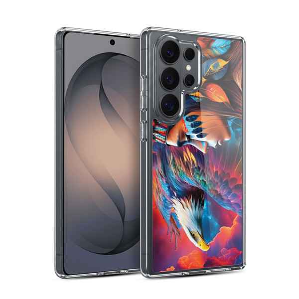 Michael David Ward Psychedelic Art Eagle Soft Gel Case for Samsung Galaxy S26 Ultra