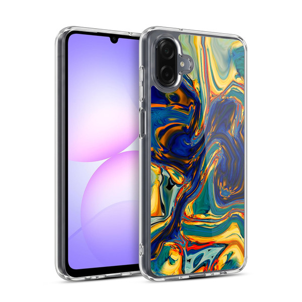 Haroulita Liquid Marble Sunset Soft Gel Case for Samsung Galaxy A07 4G