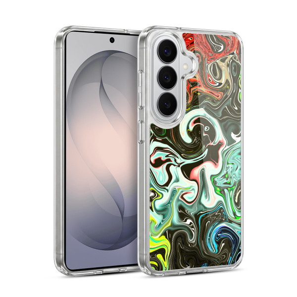 Haroulita Liquid Marble Abstract Soft Gel Case for Samsung Galaxy S26