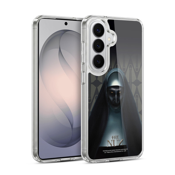 The Nun Valak Graphics Portrait Soft Gel Case for Samsung Galaxy S26