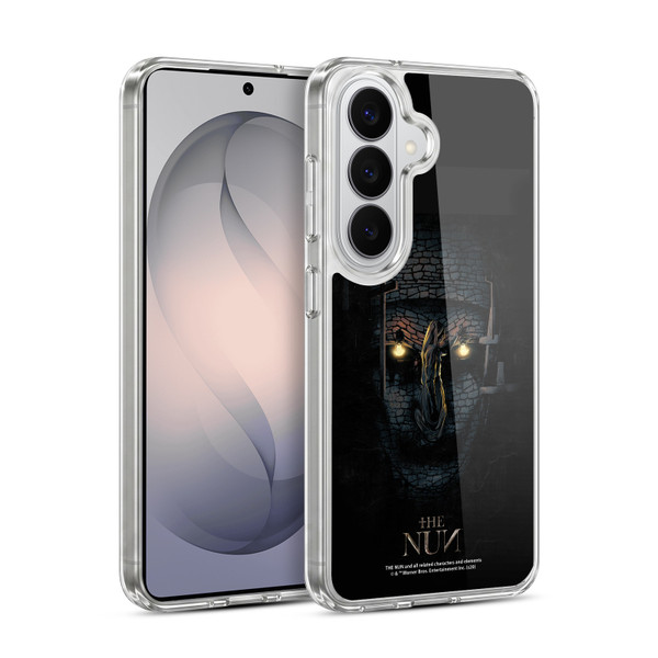 The Nun Valak Graphics Double Exposure Soft Gel Case for Samsung Galaxy S26 Plus
