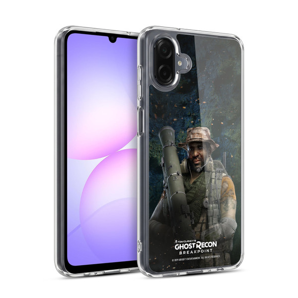 Tom Clancy's Ghost Recon Breakpoint Character Art Fixit Soft Gel Case for Samsung Galaxy A07 4G
