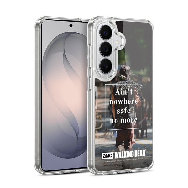 AMC The Walking Dead Quotes Daryl Nowhere Safe Soft Gel Case for Samsung Galaxy S26