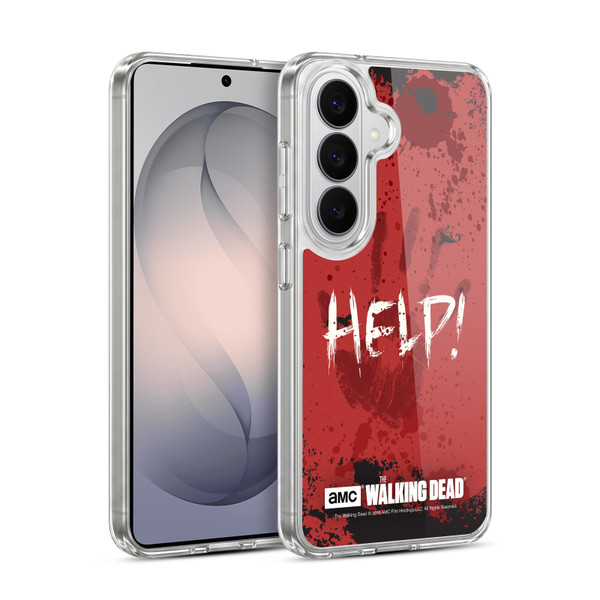 AMC The Walking Dead Quotes Help Soft Gel Case for Samsung Galaxy S26