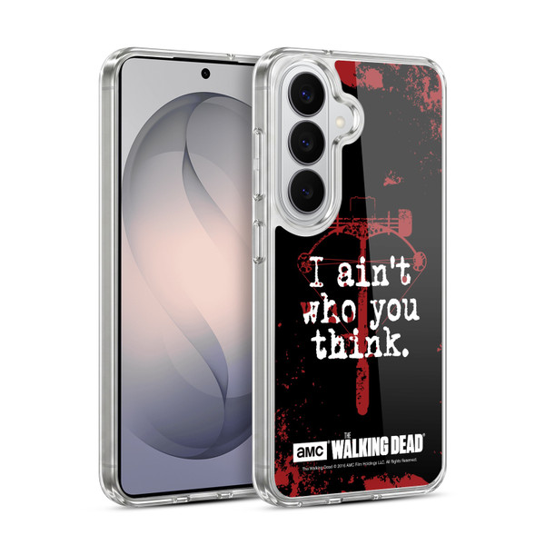 AMC The Walking Dead Quotes Daryl Think Soft Gel Case for Samsung Galaxy S26 Plus