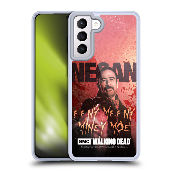 AMC The Walking Dead Negan Eeny Miney Coloured Soft Gel Case for Samsung Galaxy S21 5G