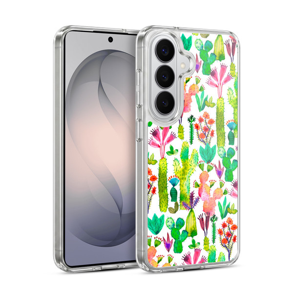 Ninola Summer Patterns Cacti Garden Soft Gel Case for Samsung Galaxy S26