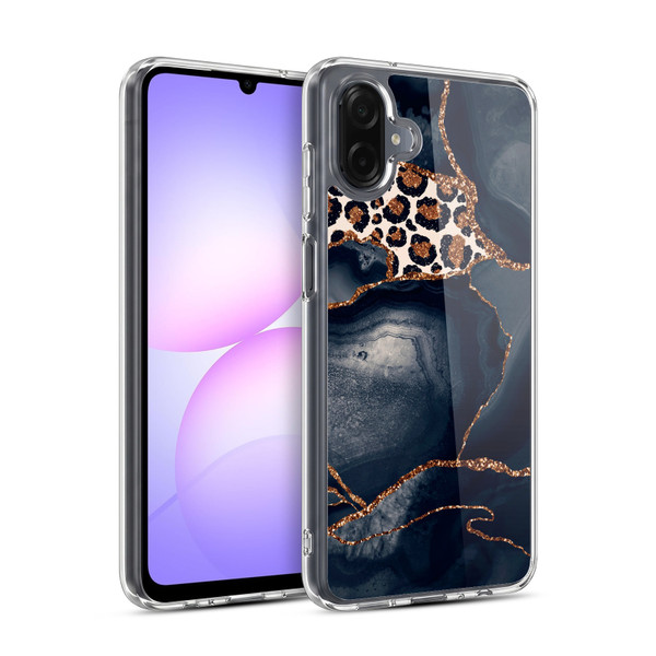 UtArt Wild Cat Marble Leopard Soft Gel Case for Samsung Galaxy A07 4G