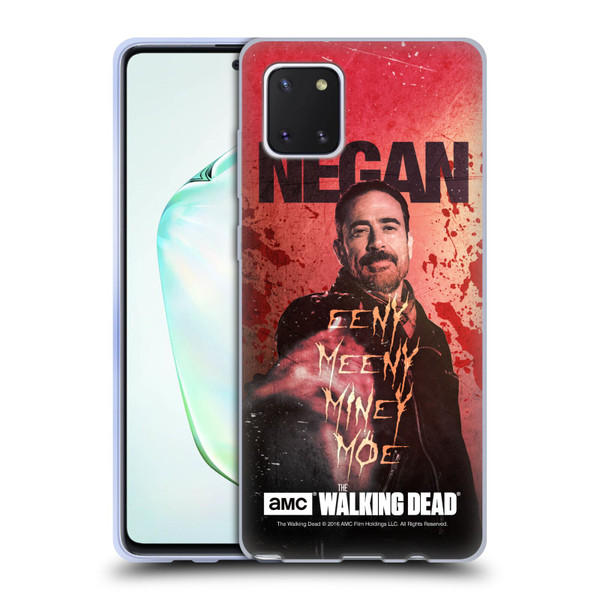 AMC The Walking Dead Negan Eeny Miney Coloured Soft Gel Case for Samsung Galaxy Note10 Lite