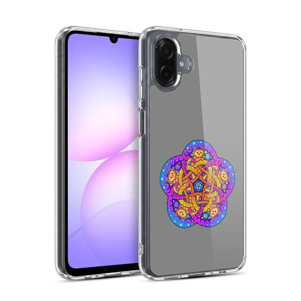 Beth Wilson Doodle Cats 2 Ginger Celtic Knot Soft Gel Case for Samsung Galaxy A07 4G
