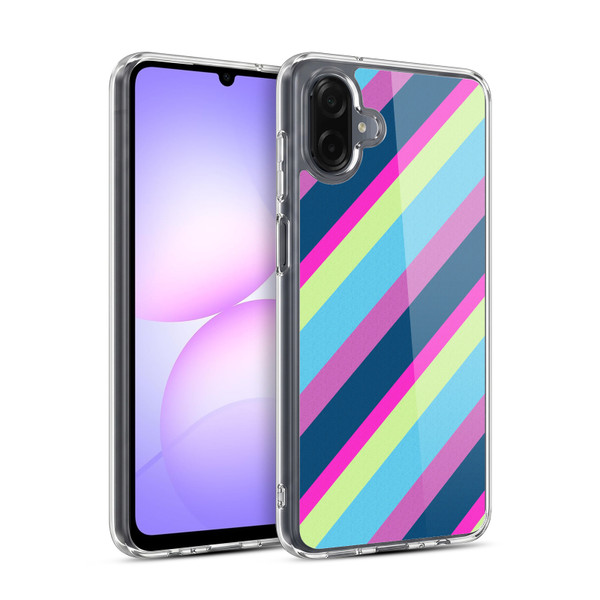 PLdesign Geometric Lines Soft Gel Case for Samsung Galaxy A07 4G