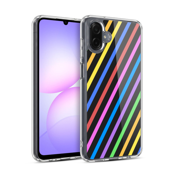 PLdesign Geometric Stripes Soft Gel Case for Samsung Galaxy A07 4G