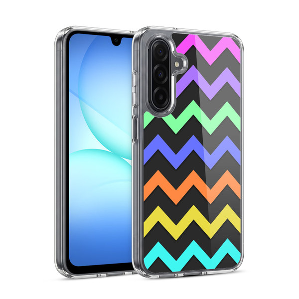 PLdesign Geometric Zigzag Soft Gel Case for Samsung Galaxy A17 4G / 5G