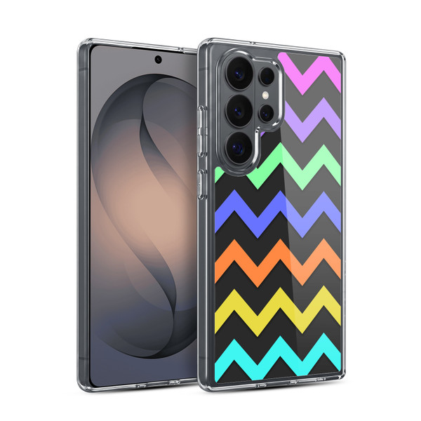 PLdesign Geometric Zigzag Soft Gel Case for Samsung Galaxy S26 Ultra
