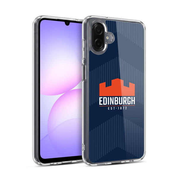 Edinburgh Rugby Graphics Lines Soft Gel Case for Samsung Galaxy A07 4G