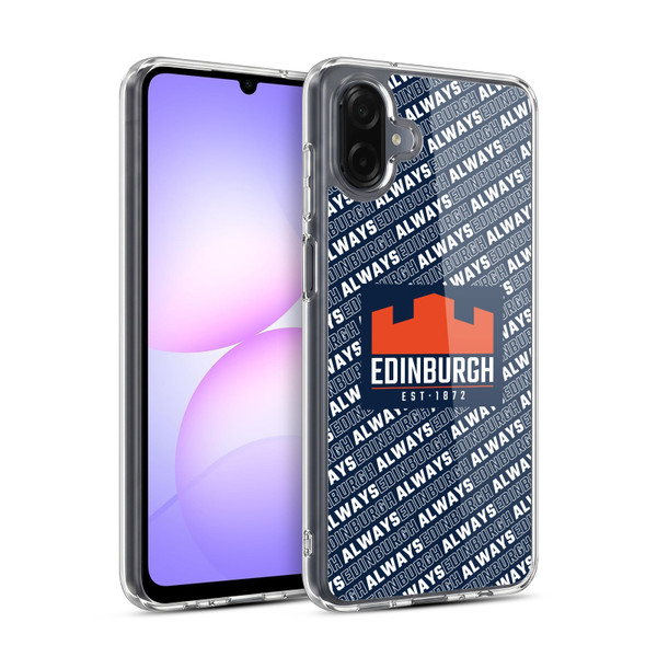 Edinburgh Rugby Graphics Logo Pattern Soft Gel Case for Samsung Galaxy A07 4G