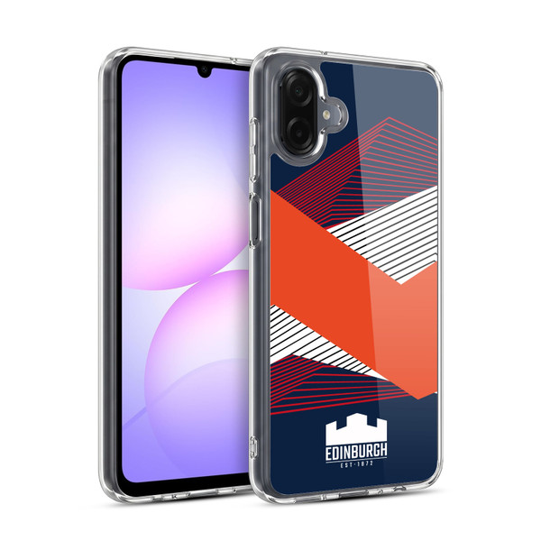 Edinburgh Rugby Graphics Shapes Soft Gel Case for Samsung Galaxy A07 4G