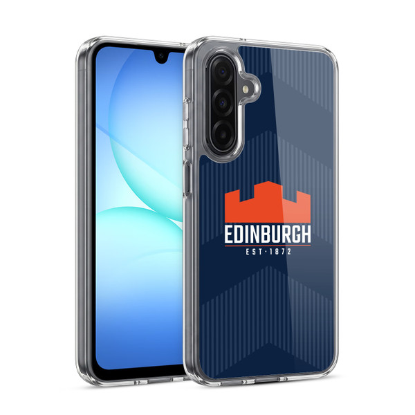 Edinburgh Rugby Graphics Lines Soft Gel Case for Samsung Galaxy A17 4G / 5G